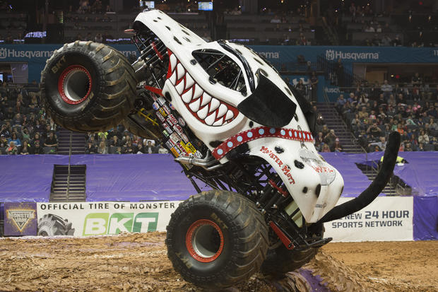 monster mutt dalmatian  inside monster truck rallies  cbs news
