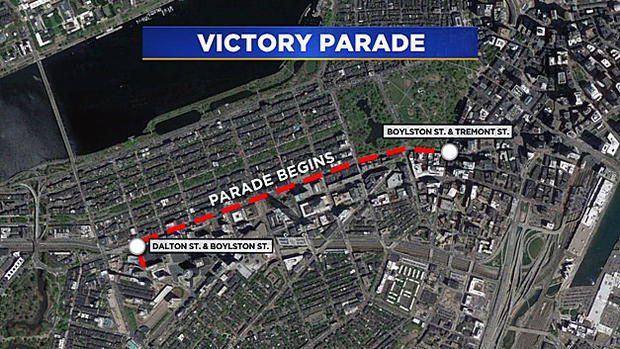 patriots victory parade route rolling rally 