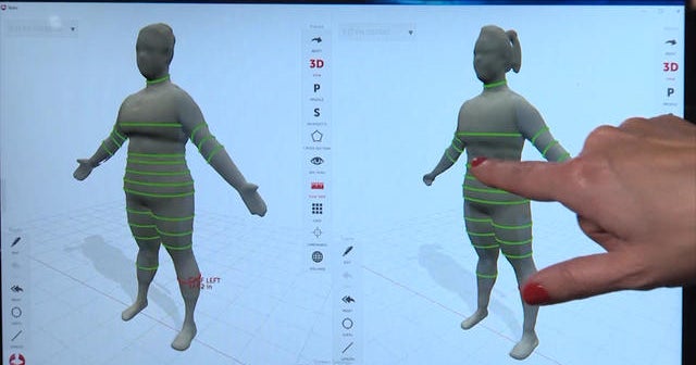 3D body scans at the gym CBS News