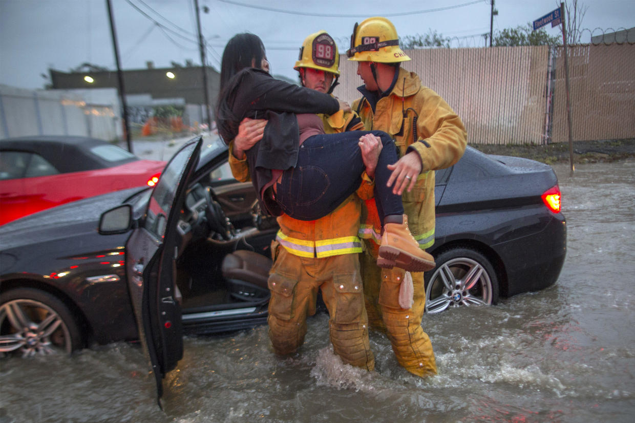 Southern California slammed by torrents of rain in deadly storm CBS News