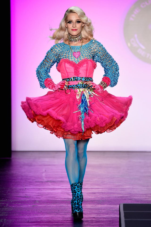 Betsey Johnson on the runway , Pictures , CBS News