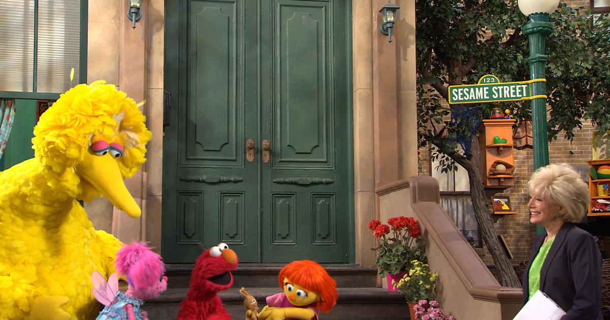 How Sesame Street Created Julia The New Muppet With Autism CBS News