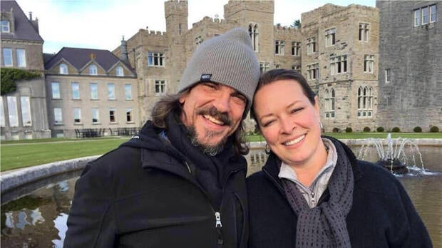 Kurt Cochran and his wife Melissa, who were in Europe to celebrate their 25th wedding anniversary and had been due to return to the United States on March 23, 2017, are shown in this photo released by the family in Salt Lake City, Utah.