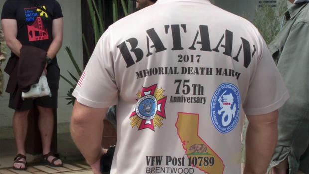 T-Shirt Commemorating Bataan Death March at the Anniversary on Saturday at the Presidio 