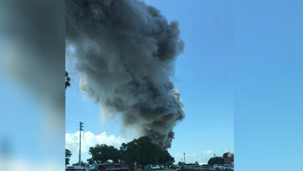 Lab explosion reported at Florida's Eglin Air Force Base - CBS News