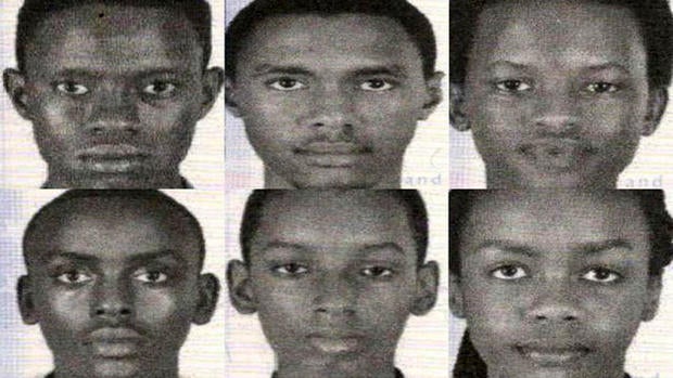Members of a teenage robotics team from the African nation of Burundi, who were reported missing after taking part in an international competition, are seen in pictures released by the Metropolitan Police Department in Washington, D.C., July 20, 2017.