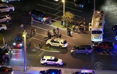 Six police officers shot across two states on Friday
