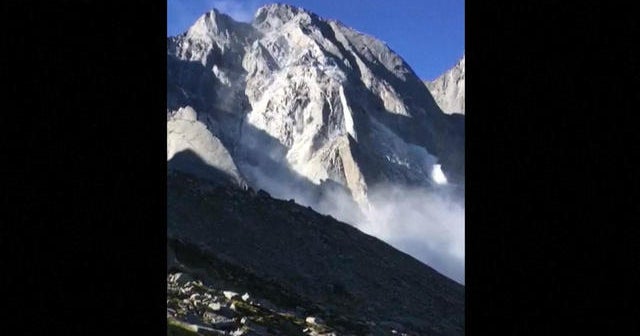 Dramatic video of Swiss avalanche