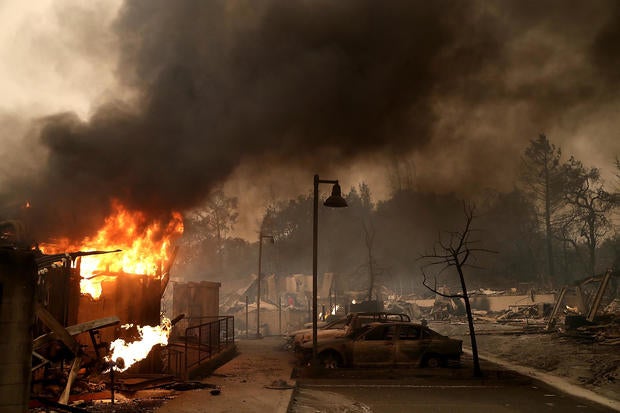 Multiple Wildfires Destroy Homes, Threaten California Wine Country