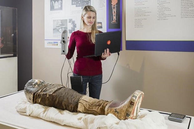 Mummy Ancient Egypt Porn - 2,000-year-old child mummy seen in amazing detail - CBS News