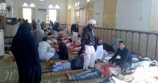 Hundreds dead after militants attack mosque in Egypt