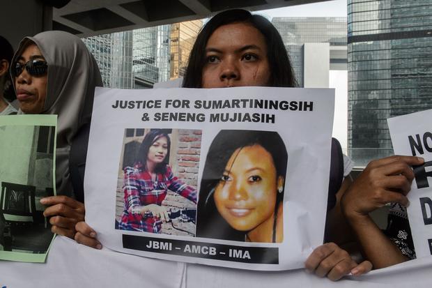 HONG KONG-INDONESIA-BRITAIN-CRIME-JUTTING 
