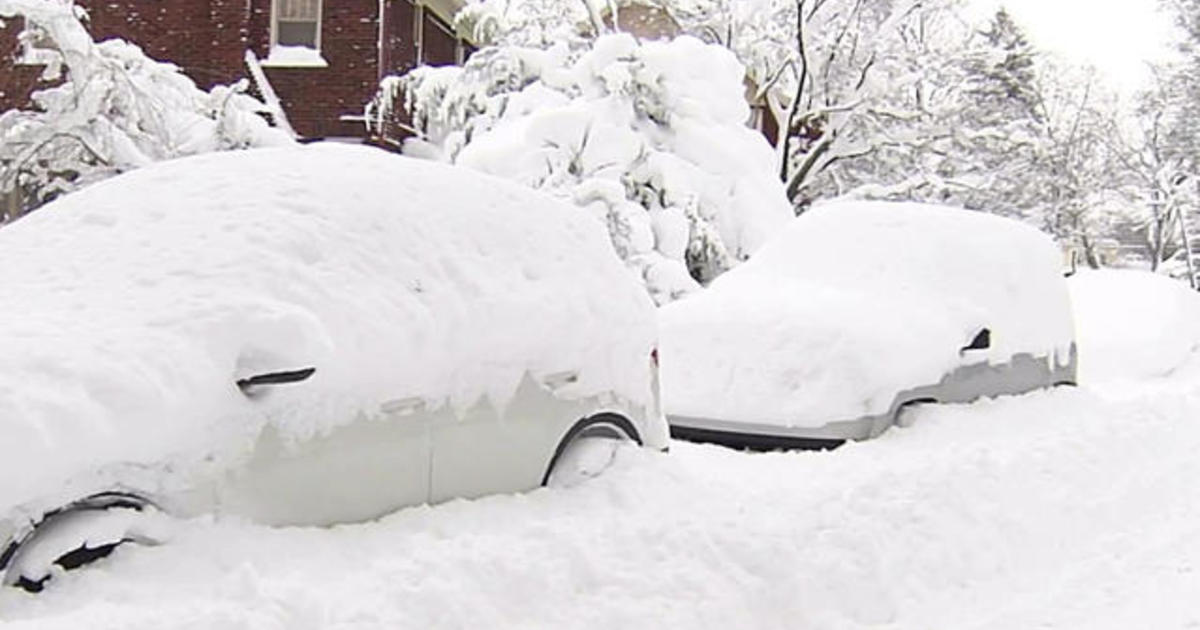 Christmas storm buries Erie County, Pennsylvania in snow CBS News