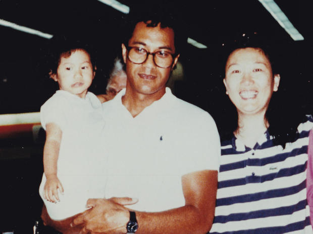 Joann Vaega and her parents 