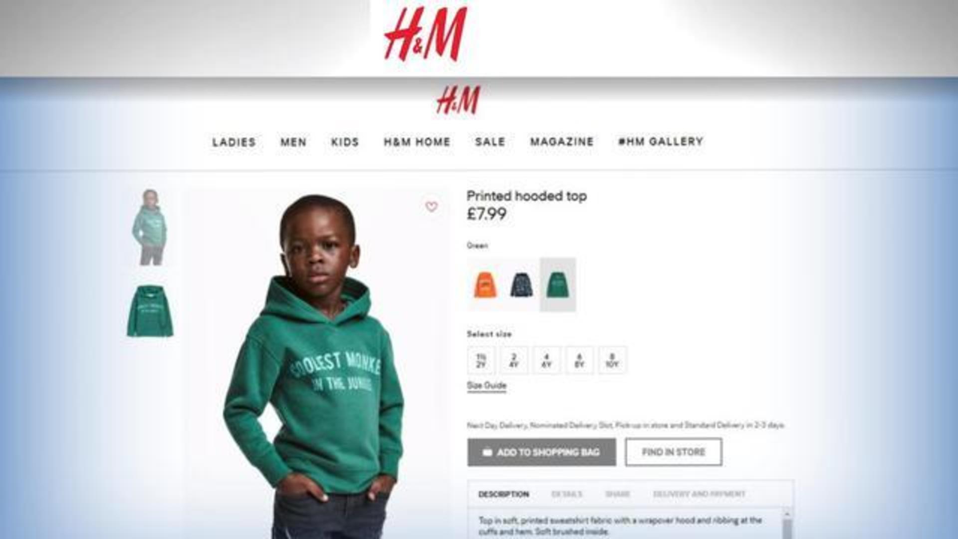 black courageous hoodie h&m