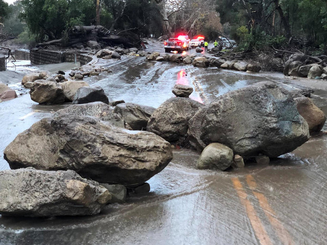Montecito, Calif. Deadly California mudslides Pictures CBS News