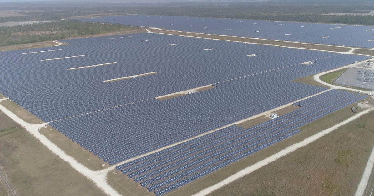 Solar City Florida >> Babcock Ranch Inside America S First Solar Powered Town Cbs News Solar City Florida >> Babcock Ranch Inside America S First Solar Powered Town Cbs News