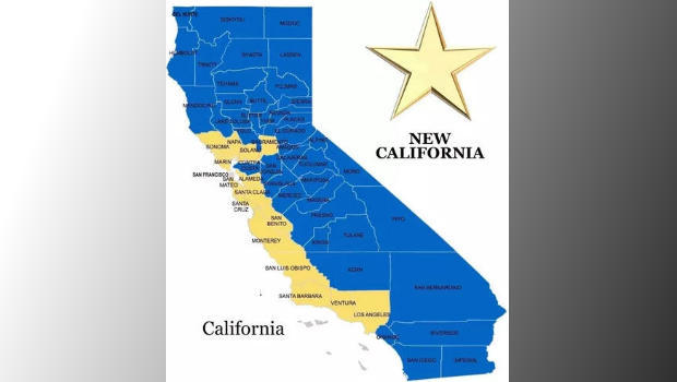 map of new california
