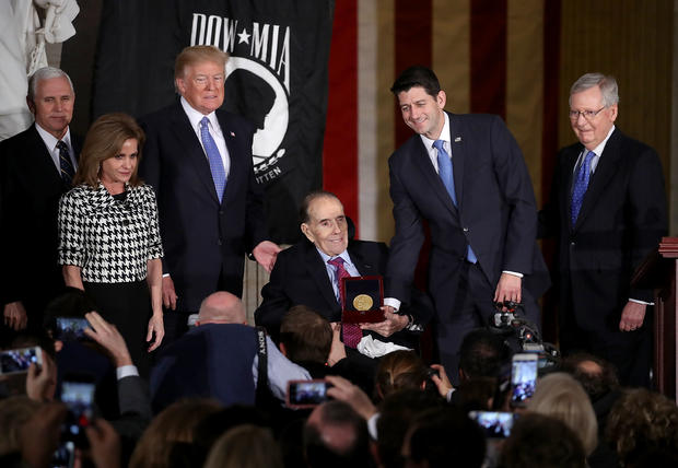 President Trump Attends Congressional Gold Medal Ceremony For Former Senate Majority Leader Bob Dole 