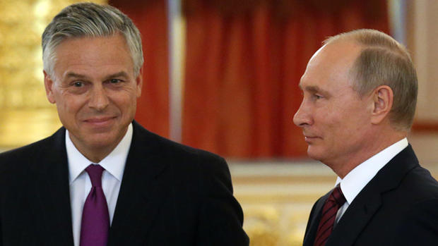 Russian President Vladimir Putin recieves new foreign ambassadors at the Kremlin 