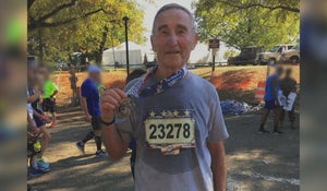 Running gives 81-year-old Holocaust survivor the strength to tell his story 