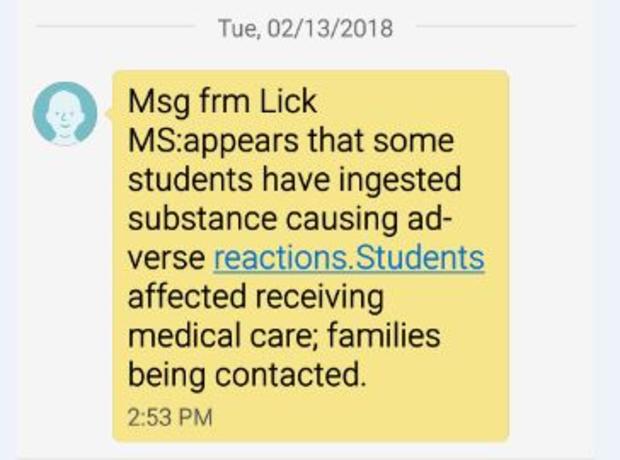JLMS text message 