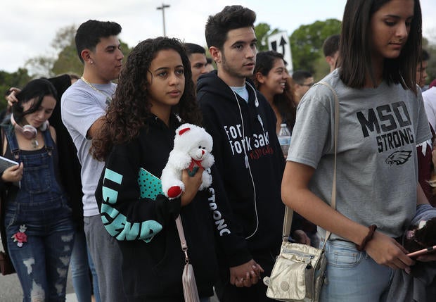 Students Return To Class For First Time After Mass Shooting At Florida School