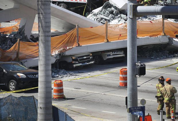Multiple Fatalities Reported After Collapse Of Pedestrian Bridge In Miami 
