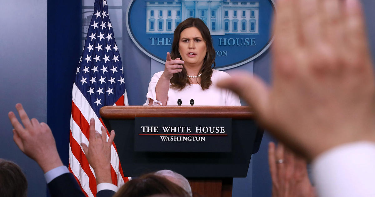 White house press conference today