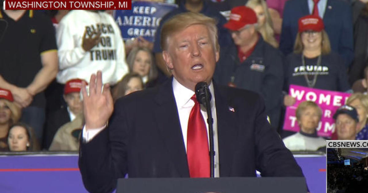 Trump Tells Supporters To "fight Like Hell" In Midterms - CBS News