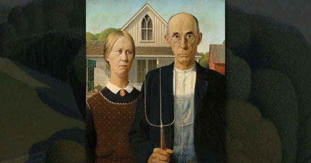 "American Gothic" The art of Grant Wood CBS News