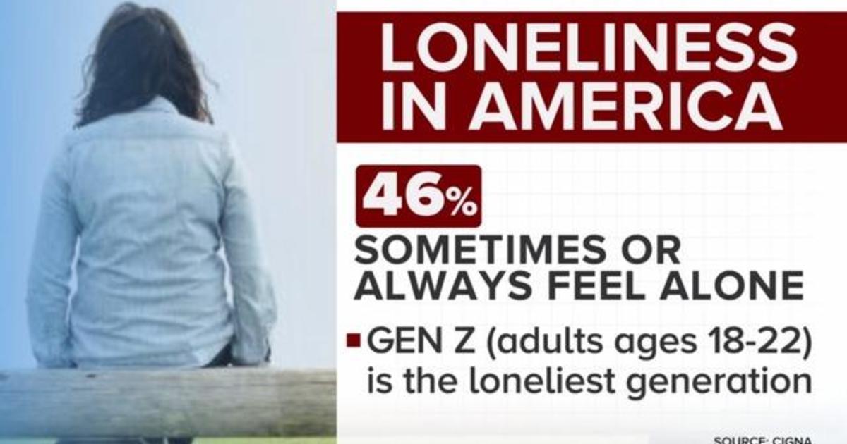 Survey Shows Epidemic Of Loneliness In America Cbs News 