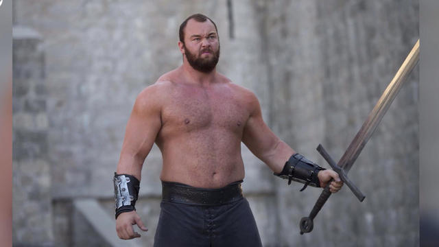The Mountain From Game Of Thrones Named World S Strongest Man Cbs News