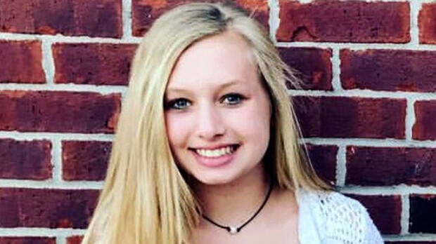 This undated photo provided by the Whistler family shows Ella Whistler, who was shot in a classroom May 25, 2018, at Noblesville West Middle School in Noblesville, Indiana, near Indianapolis.