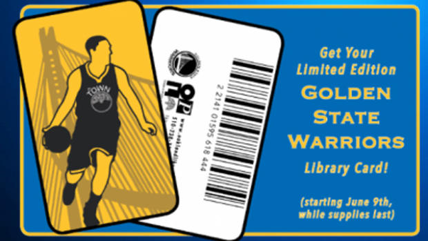 Warriors Commemorative Library Card 