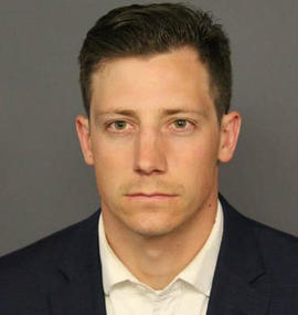 LOL: Dancing FBI agent charged with second-degree assault, booked into jail over back flip gunfire 180612-chase-bishop-mugshot