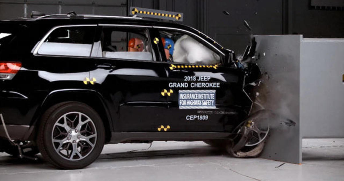 Image result for jeep Grand Cherokee IIHS Crash Test 2018