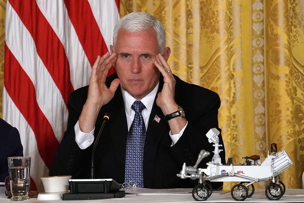 President Trump Meets With National Space Council At White House