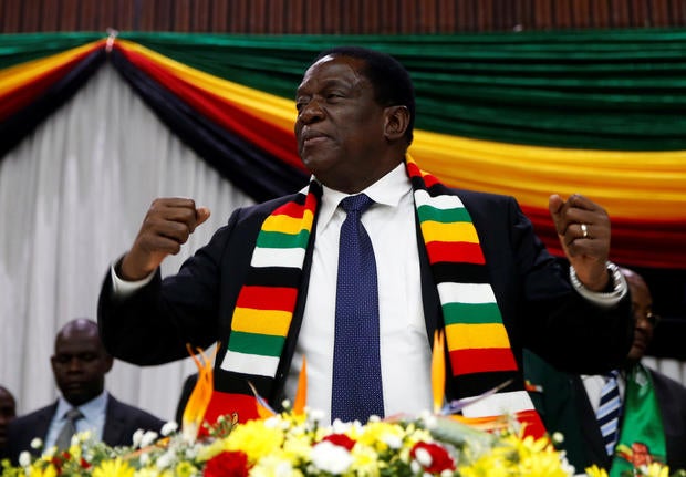 FILE PHOTO: Zimbabwe President Emmerson Mnangagwa announces the date for the general elections in Harare