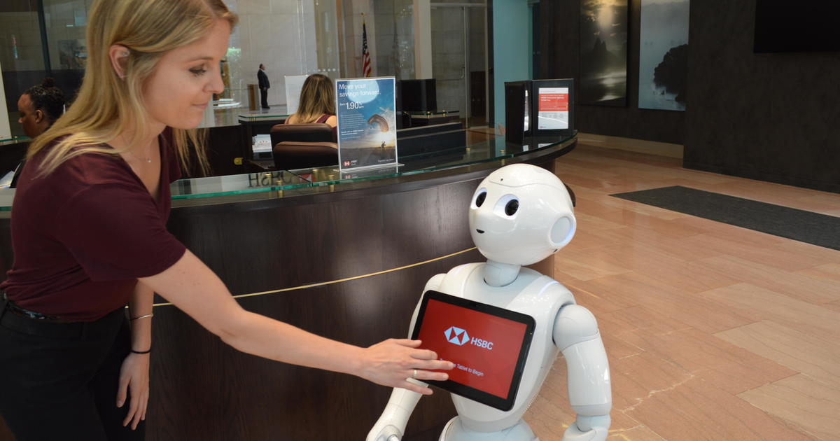 Hsbc S New Bank Customer Assistant Is A Robot Cbs News