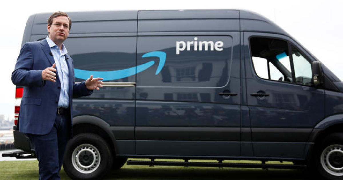 Amazon starting deliveries with Amazon-branded vans - CBS News