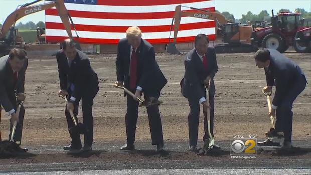 Trump Breaks Ground At Foxconn 