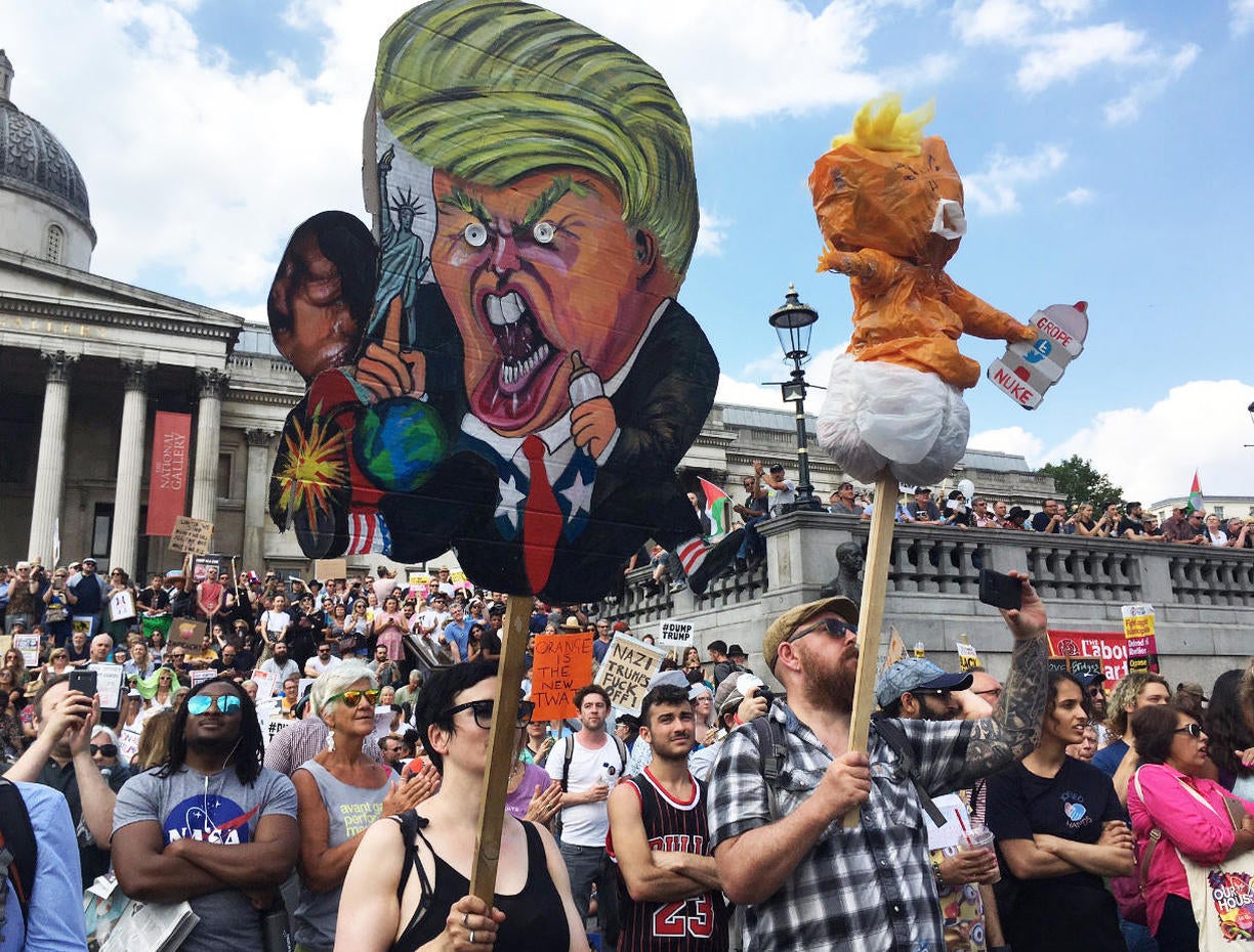 trump mocks protesters trump mocks protesters