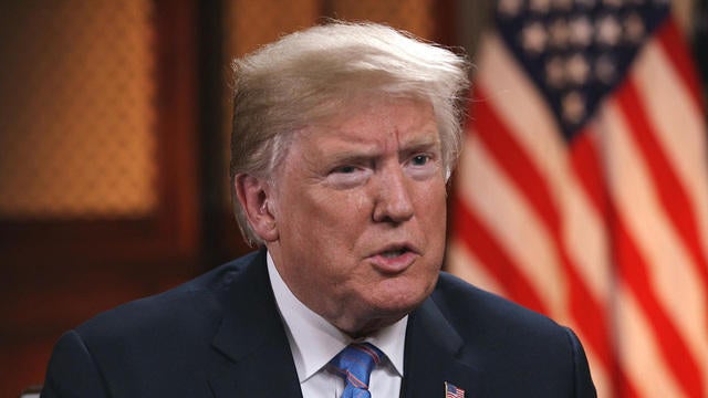Interview With President Trump Cbs News
