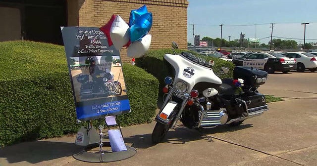 Dallas cop in funeral escort killed by suspected drunken driver CBS News