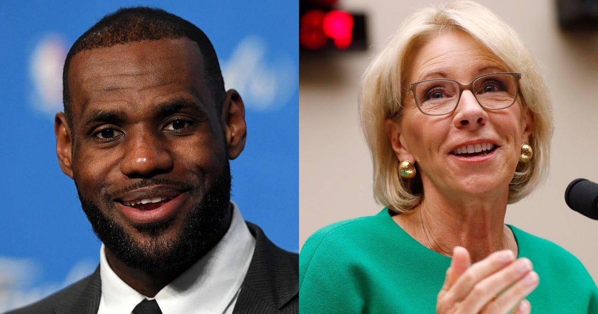 Thousands sign petition calling for LeBron James to replace Betsy DeVos as education secretary
