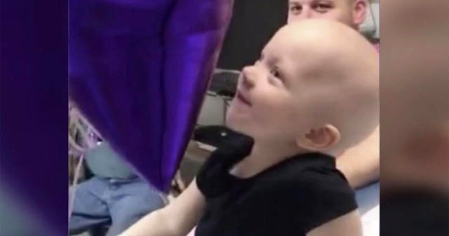 Image result for Hospital staff sings to 3-year-old to tell her she's in remission