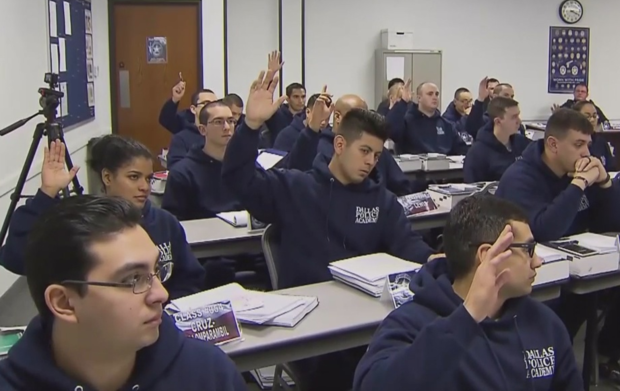 Dallas Police Academy recruits 