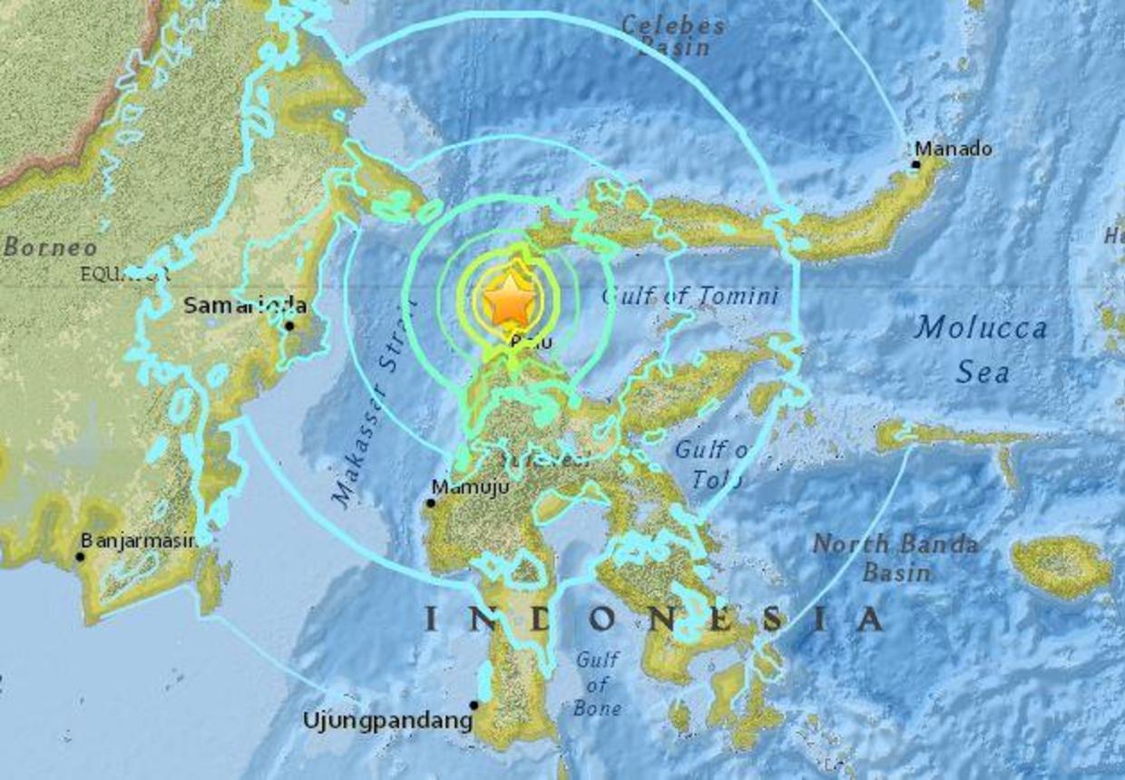 Usgs Indonesia Earthquake Map 