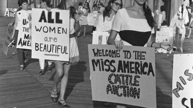 Demonstration Against Miss America Beauty Pageant in 